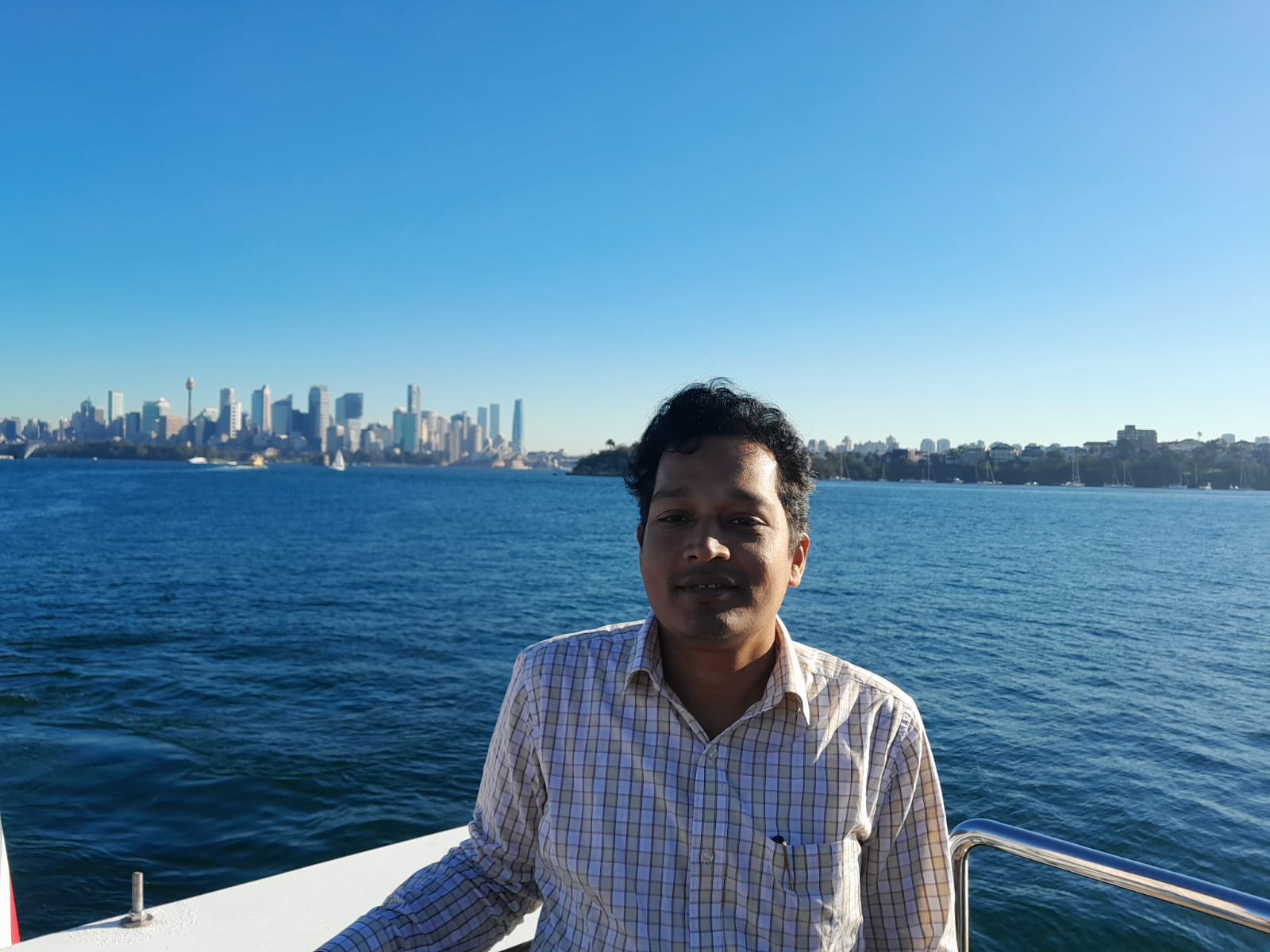 Sydney Harbour from boat